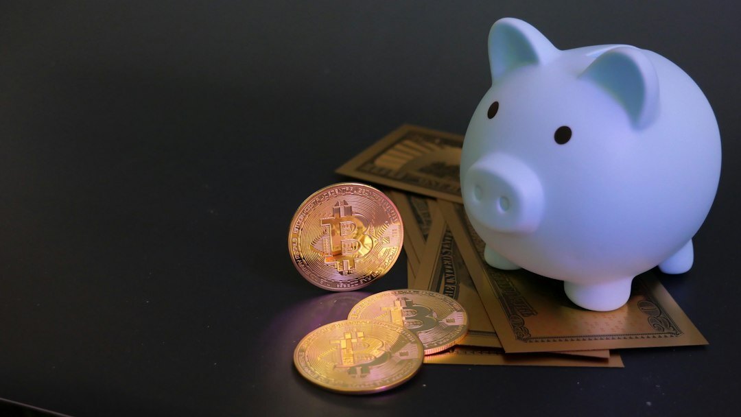 Coins and piggy bank representing personal savings