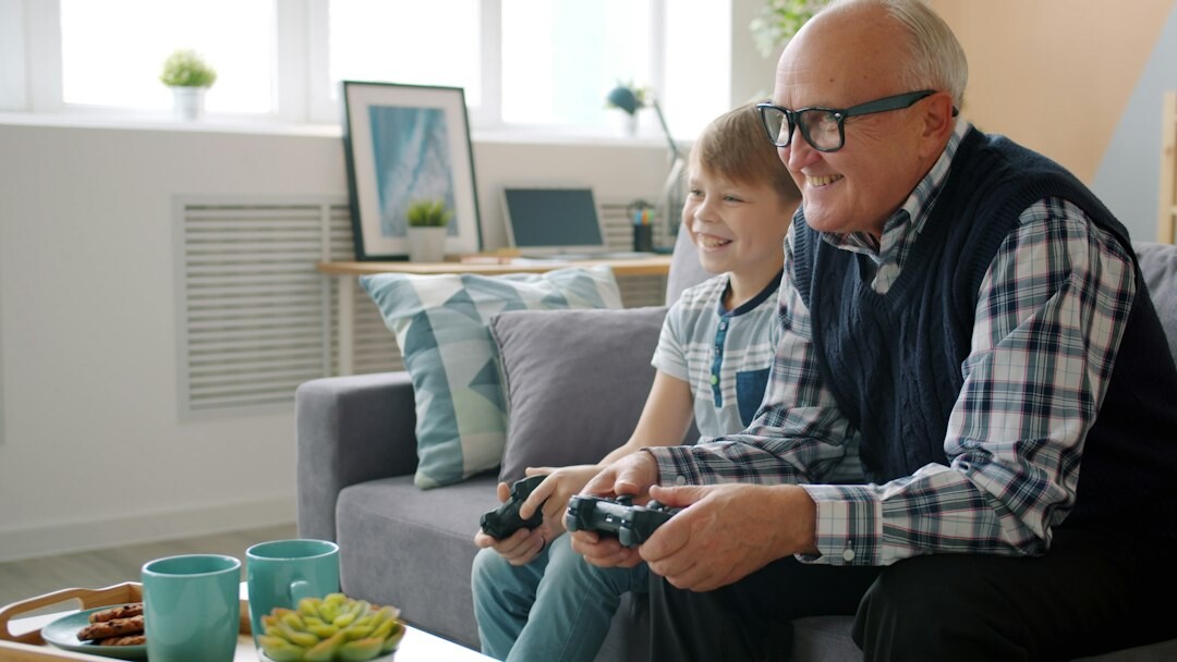 Older couple reviewing retirement plans at home