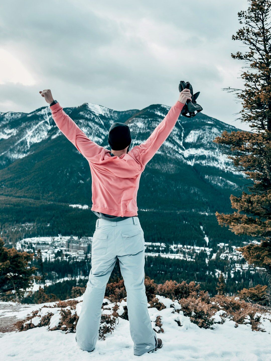 person achieving financial goals
