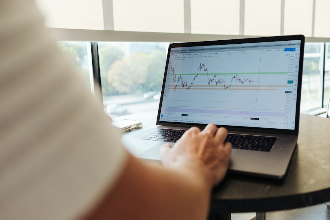 professional investor analyzing charts