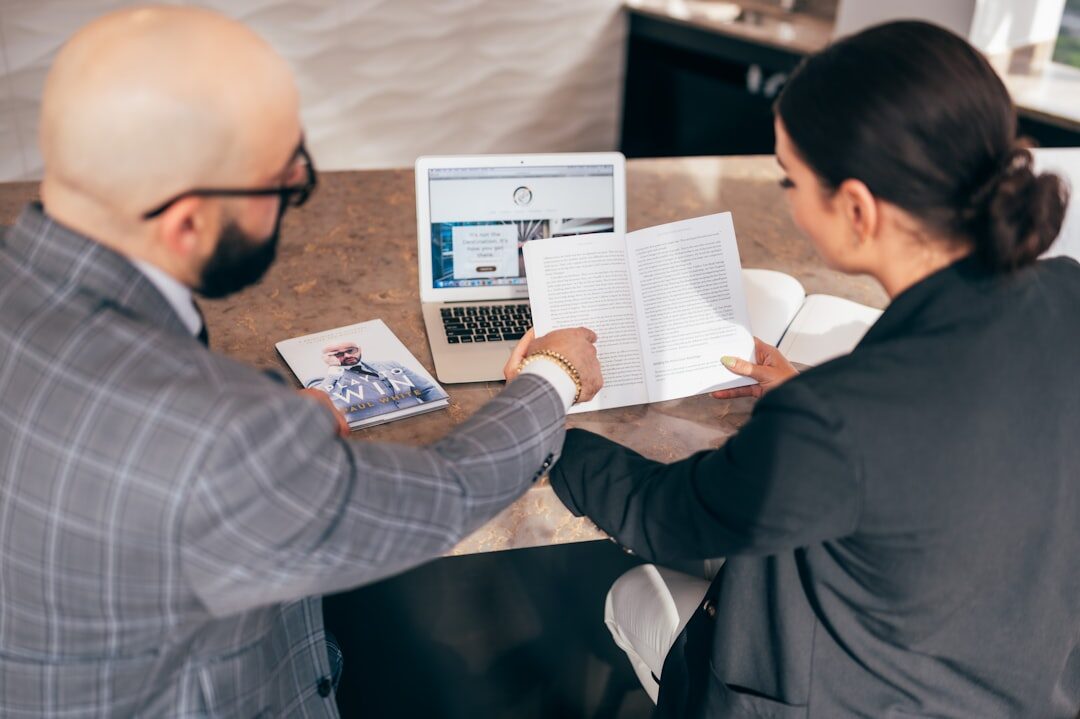 financial advisor explaining options
