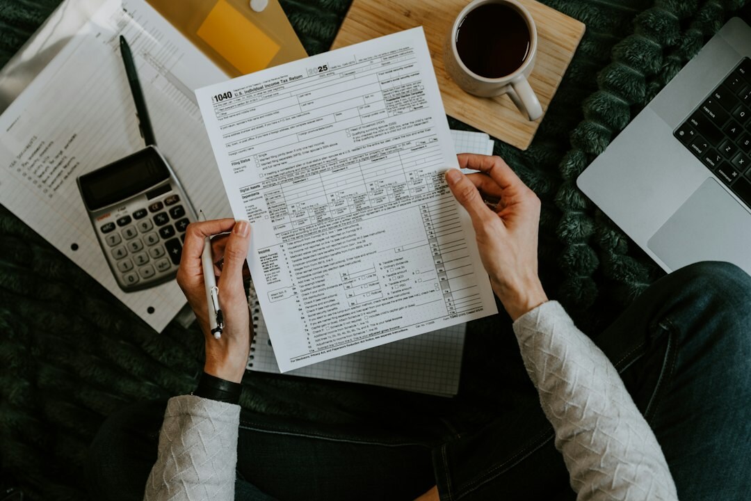 person setting financial goals